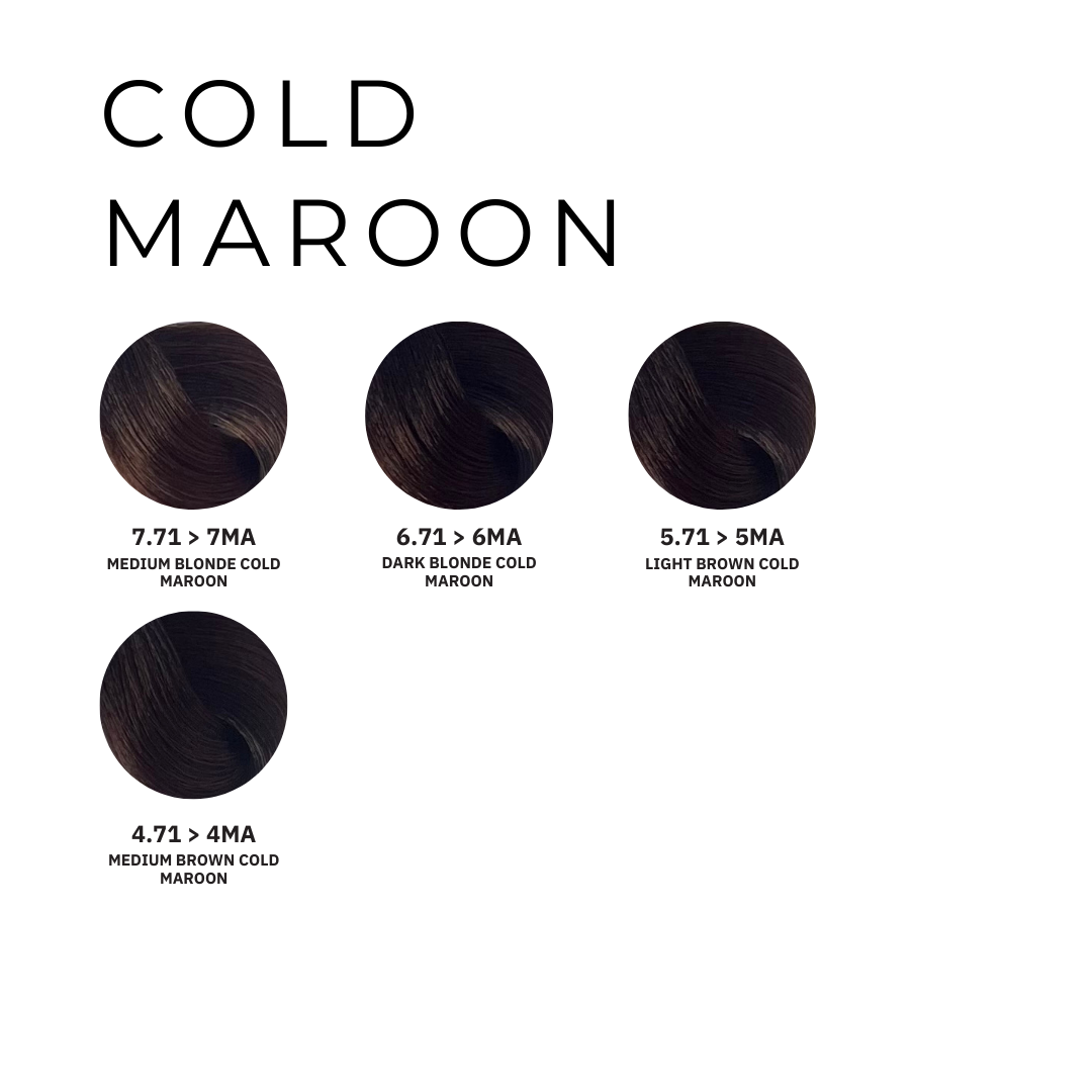 It's Color (MA) Cold Maroon Series